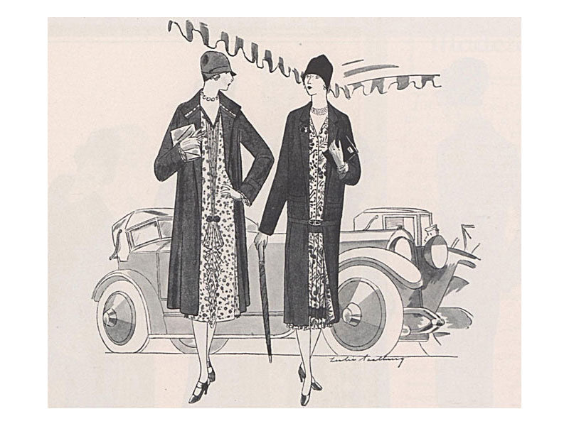 1920s flapper fashion in 1925 ‘Vogue’ ad