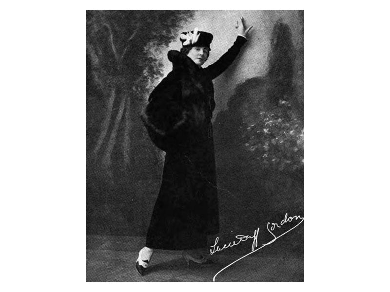 Lucile fashion designer -- photo in 1916 Good Housekeeping